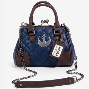 Bioworld x Star Wars Hoth Han Solo Handbag Navy/Brown